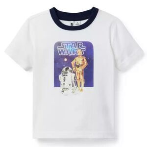 Janie & Jack x STAR WARS Droid Tee 100% Cotton T-shirt R2-D2 & C-3PO, Youth 7